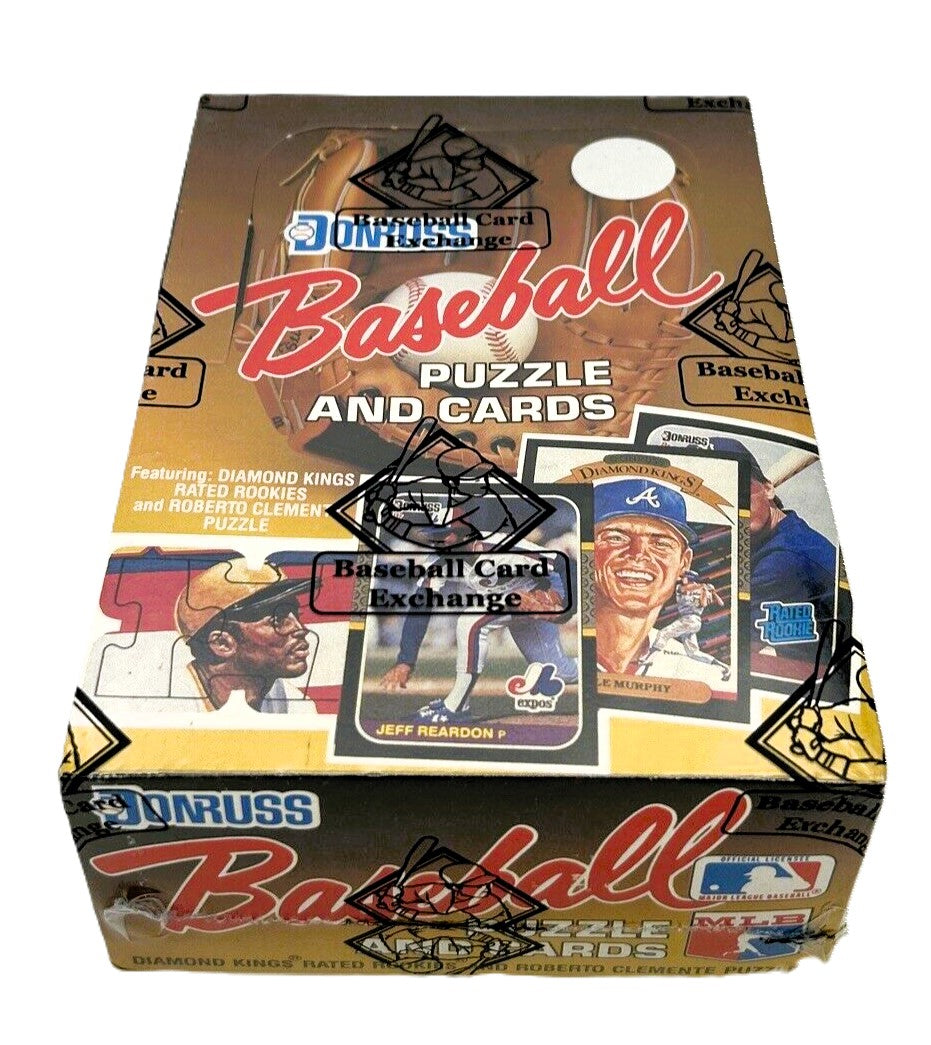 Shops 1987 Donruss Baseball Wax Box SEALED PACKS