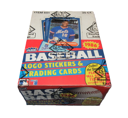 1986 Fleer Wax Pack (BBCE)