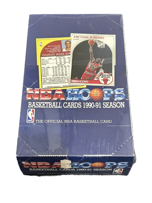1990-91 Hoops Series 1 Hobby Box