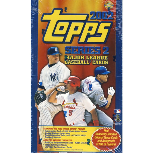 2002 Topps Series 2 Jumbo HTA Box