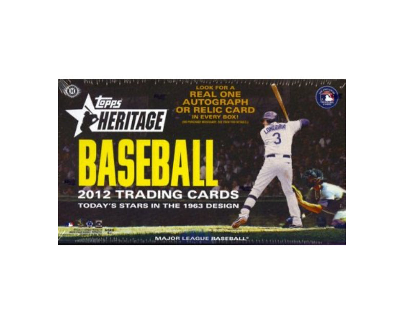 2012 Topps Heritage Hobby Pack